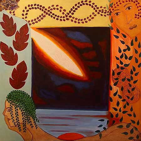 ceres_acrylics on canvas multi-genre painting by meenal