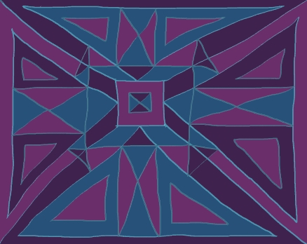 aztecish2 digital decorative art by meenal