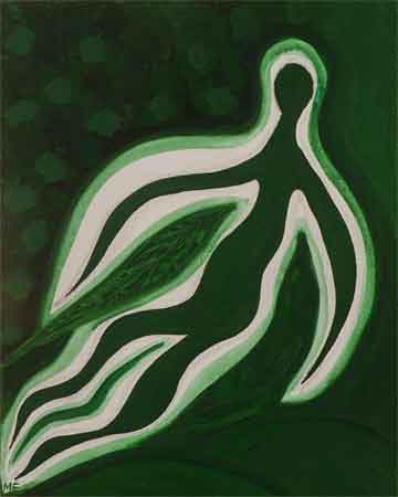 mood-painting-green-'rasa4'-on-canvas